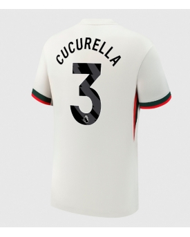 Chelsea Marc Cucurella #3 Maglia Gara Trasferta Repliche 2025-26 Maniche Corte Chelsea Marc Cucurella #3 Maglia Gara Trasferta Repliche 2025-26 Maniche Corte